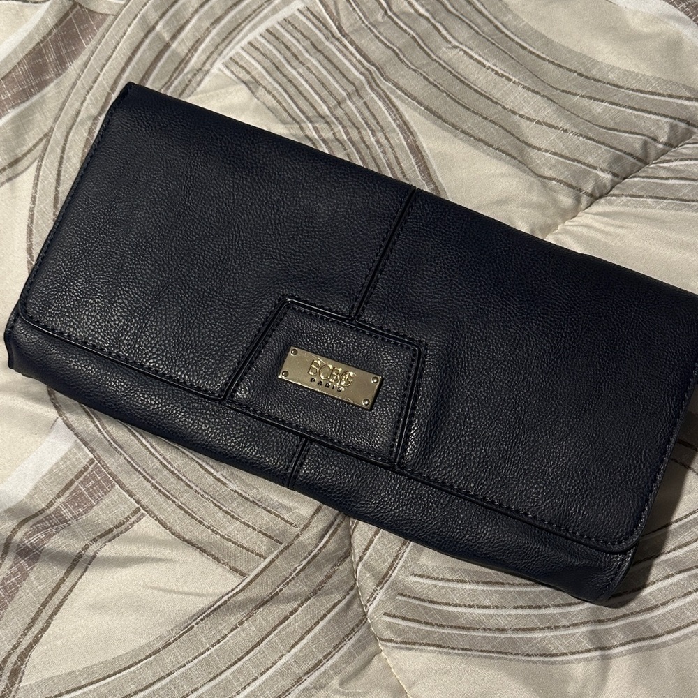 New BCBG Paris Midnight Blue  Clutch Brand New - Picture 6 of 7